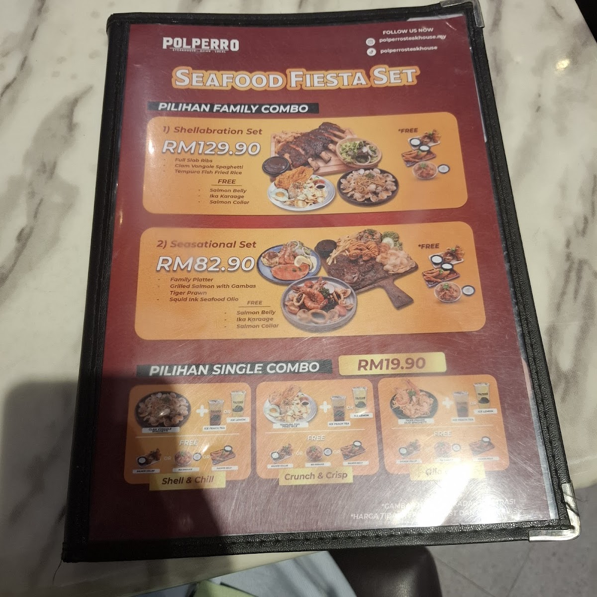 Polperro Steak House Bukit Jelutong Photo Menu 8
