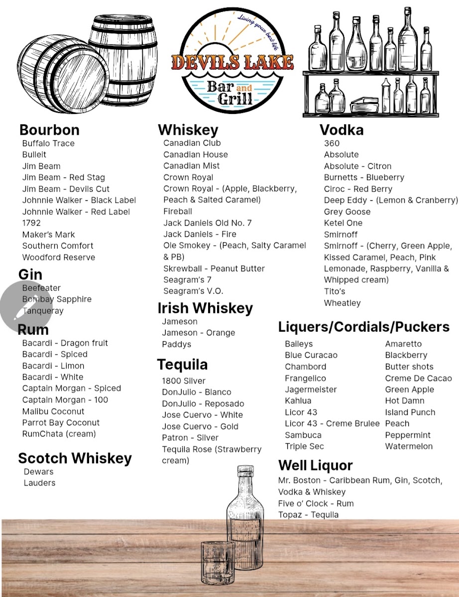 Devils Lake Bar and Grill Photo Menu 3