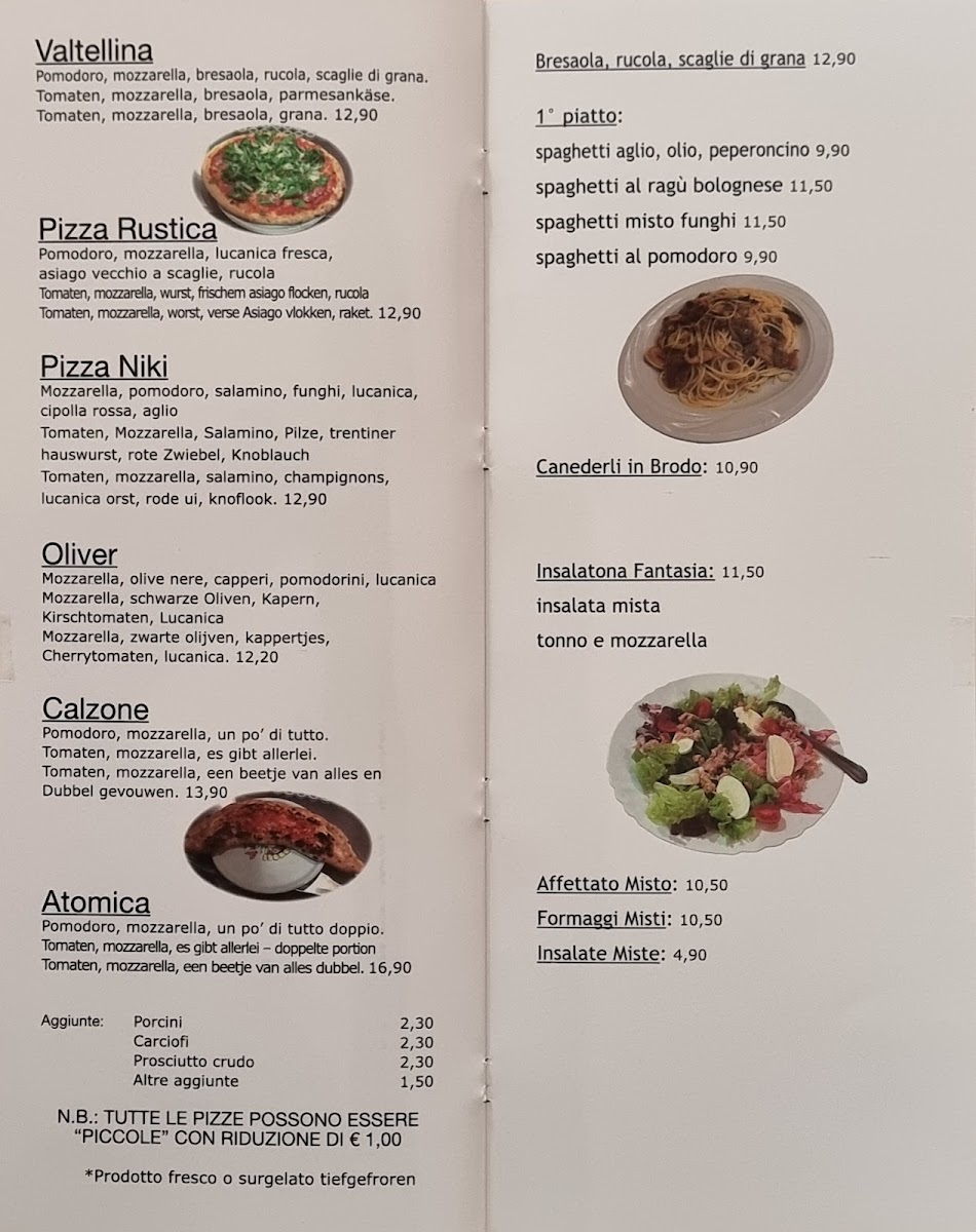 Pizzeria Tre Novembre Photo Menu 3