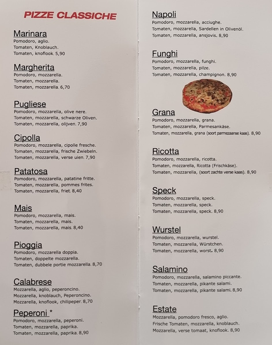 Pizzeria Tre Novembre Photo Menu 5