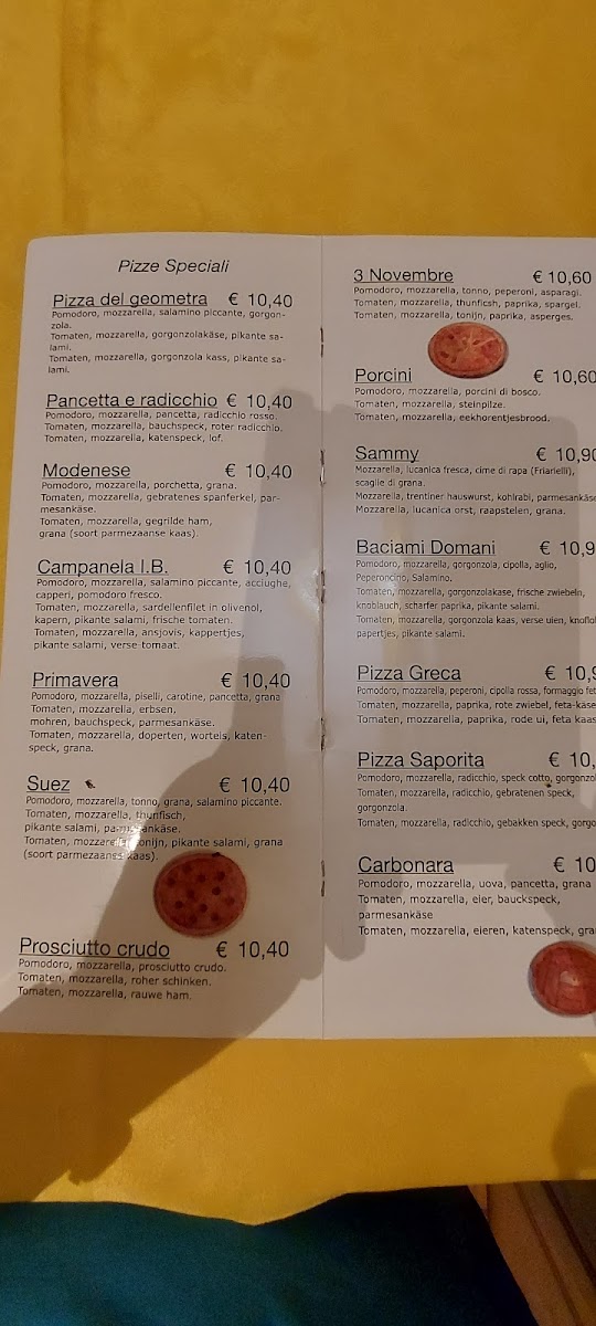 Pizzeria Tre Novembre Photo Menu 7