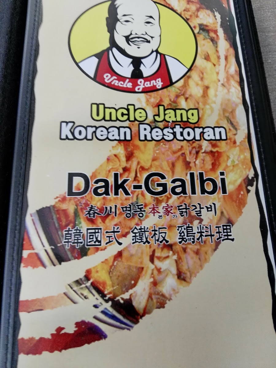 Uncle Jang Korean Restaurant Photo Menu 3