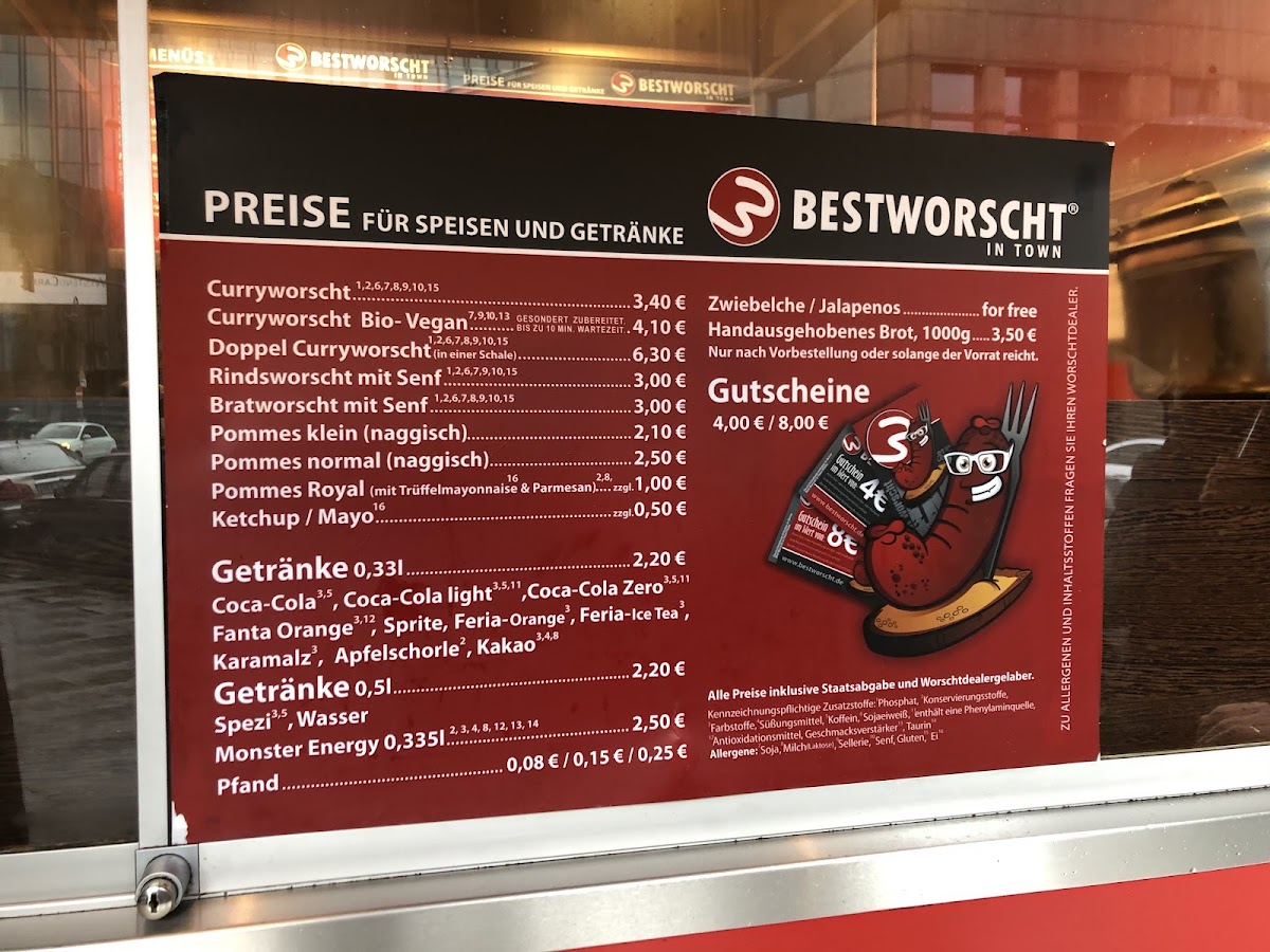 Best Worscht In Town Photo Menu 2