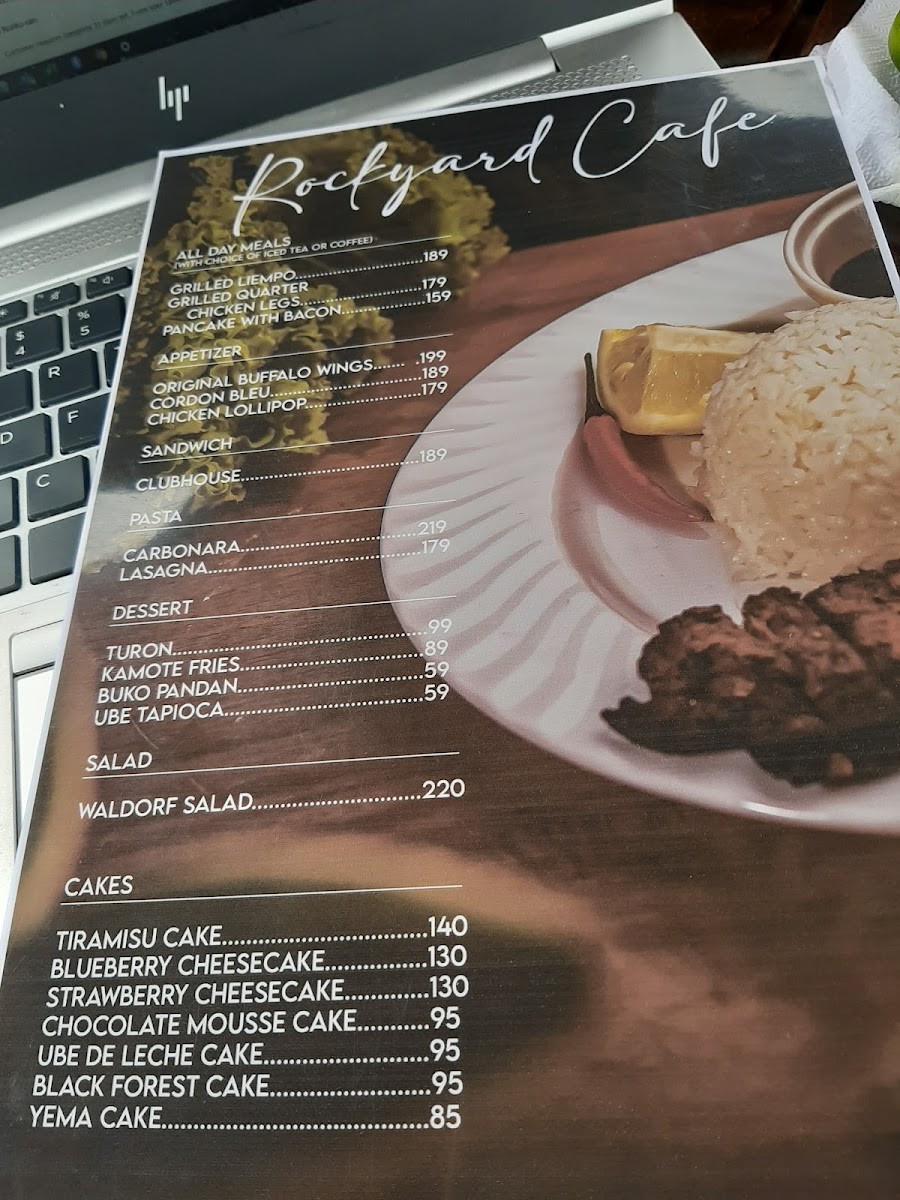 Rockyard Café Photo Menu 10