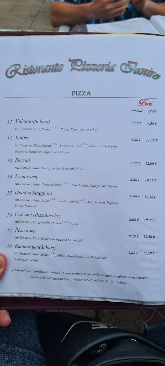 Ristorante Pizzeria Ianiro Photo Menu 2