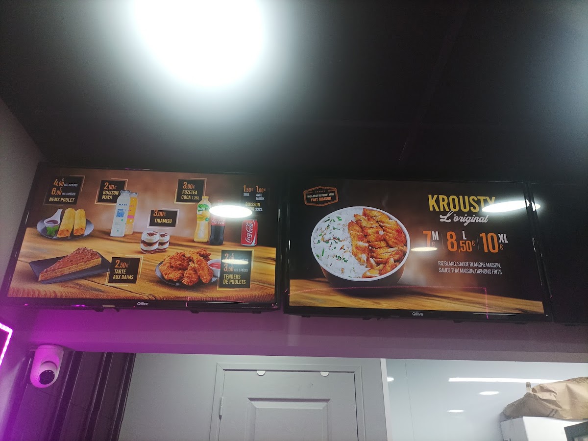 KROUSTY FACTORY SEVRAN Photo Menu 3