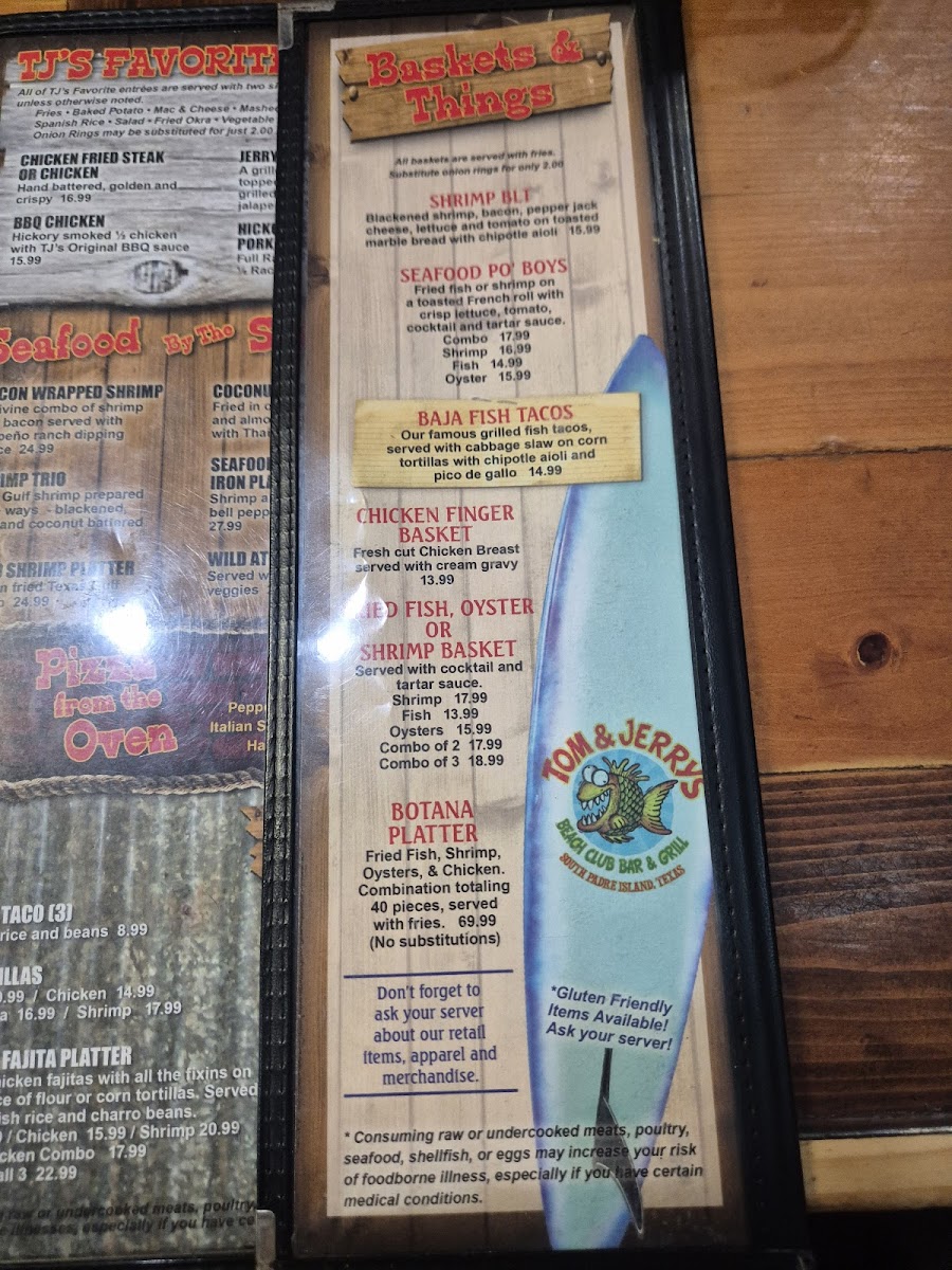 Tom and Jerry's, Bar & Grill Photo Menu 3