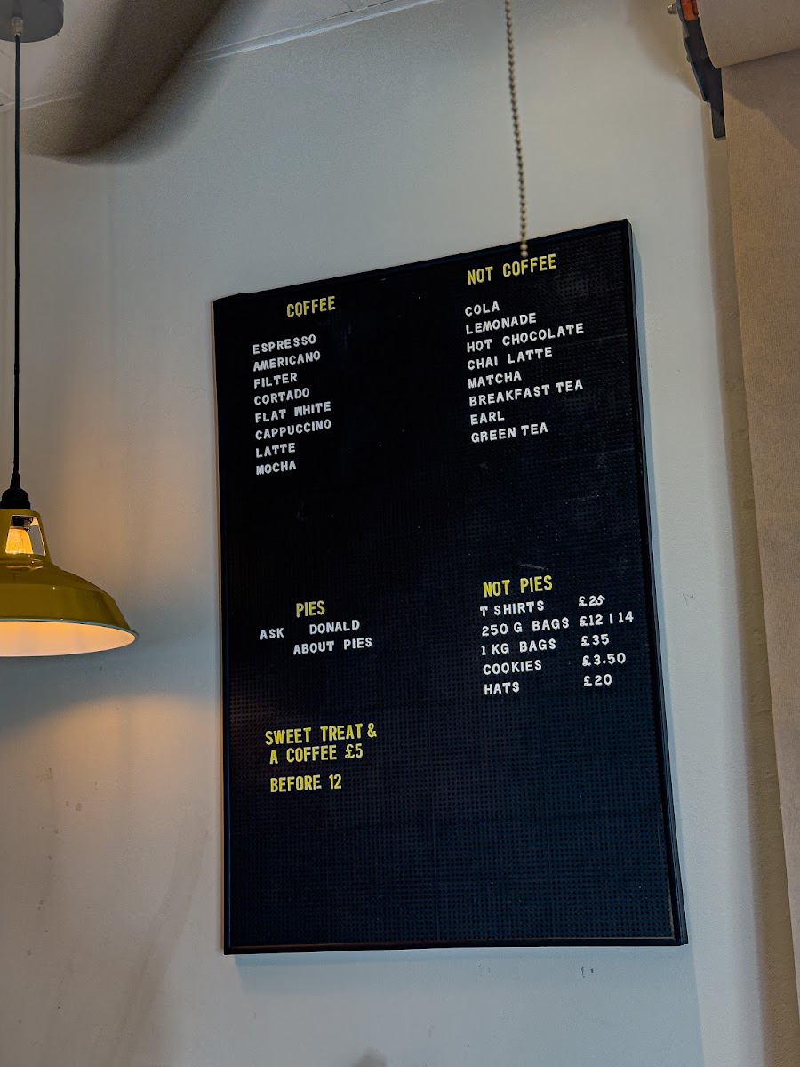 Donald's - Quay Street Photo Menu 1