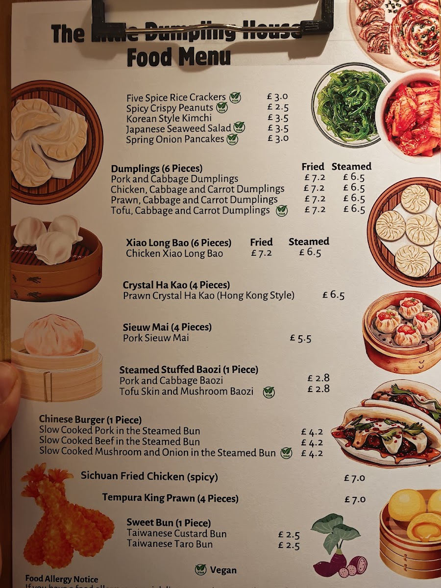 The Little Dumpling House Photo Menu 1