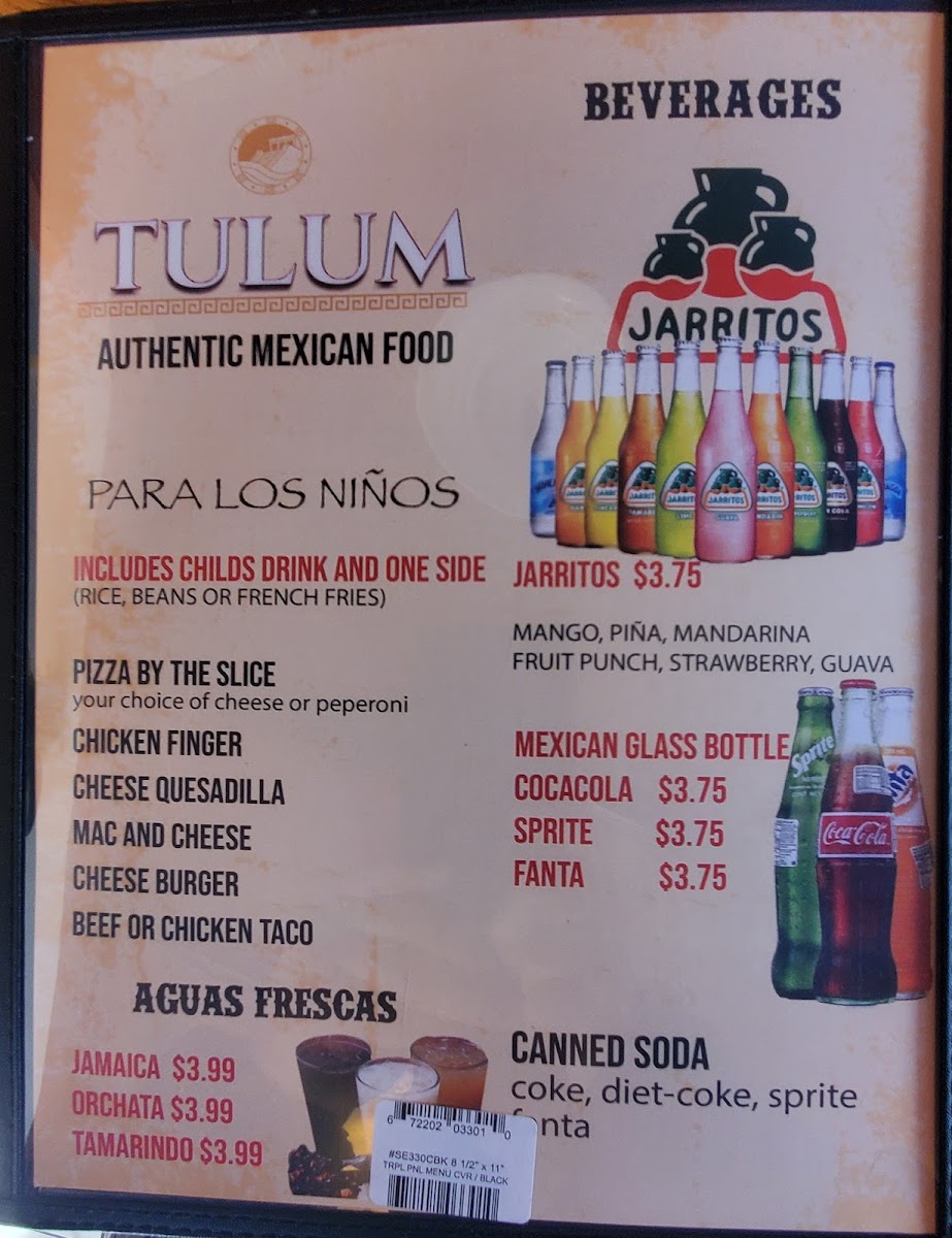 Tulum Mexican Restaurante & Cantina Photo Menu 10
