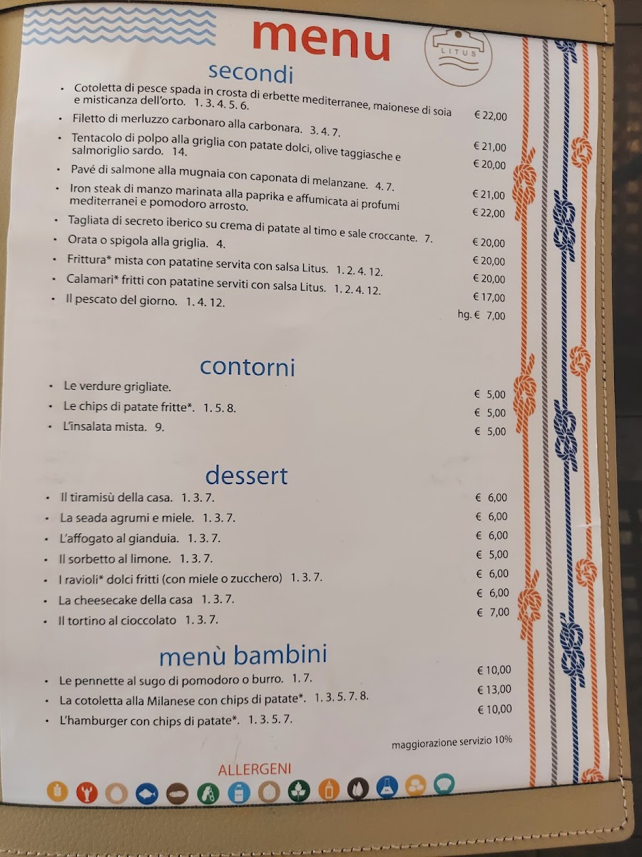 Ristorante Litus Photo Menu 1