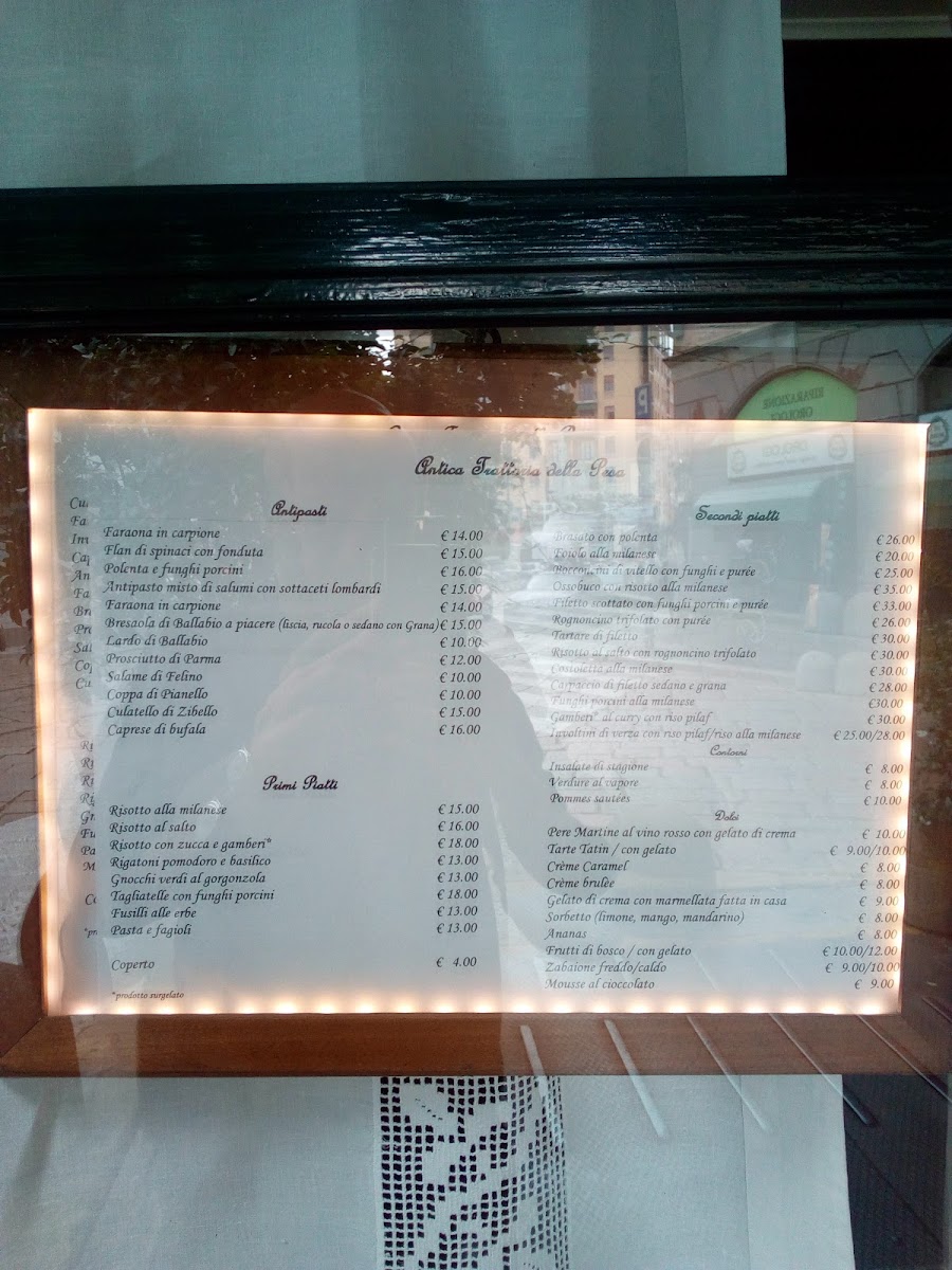 Antica Trattoria della Pesa Photo Menu 10
