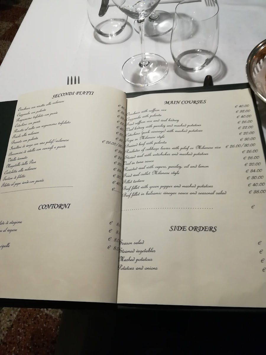 Antica Trattoria della Pesa Photo Menu 8