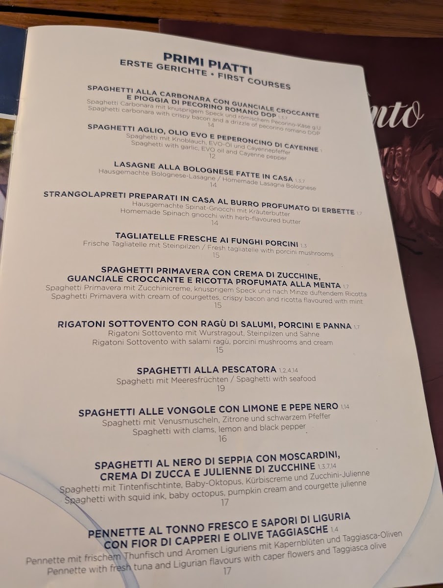 Ristorante Pizzeria Sottovento Photo Menu 1