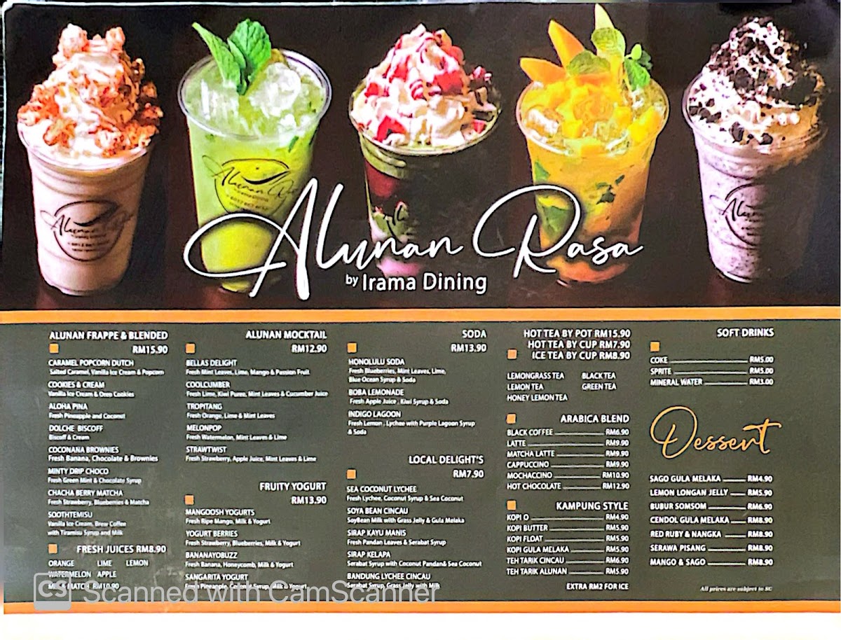 Alunan Rasa by Irama Dining Photo Menu 1