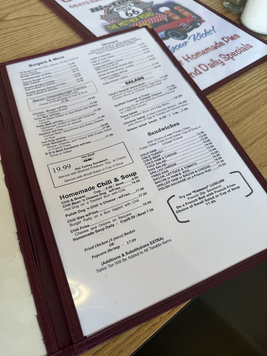 Ludlow Cafe Photo Menu 2