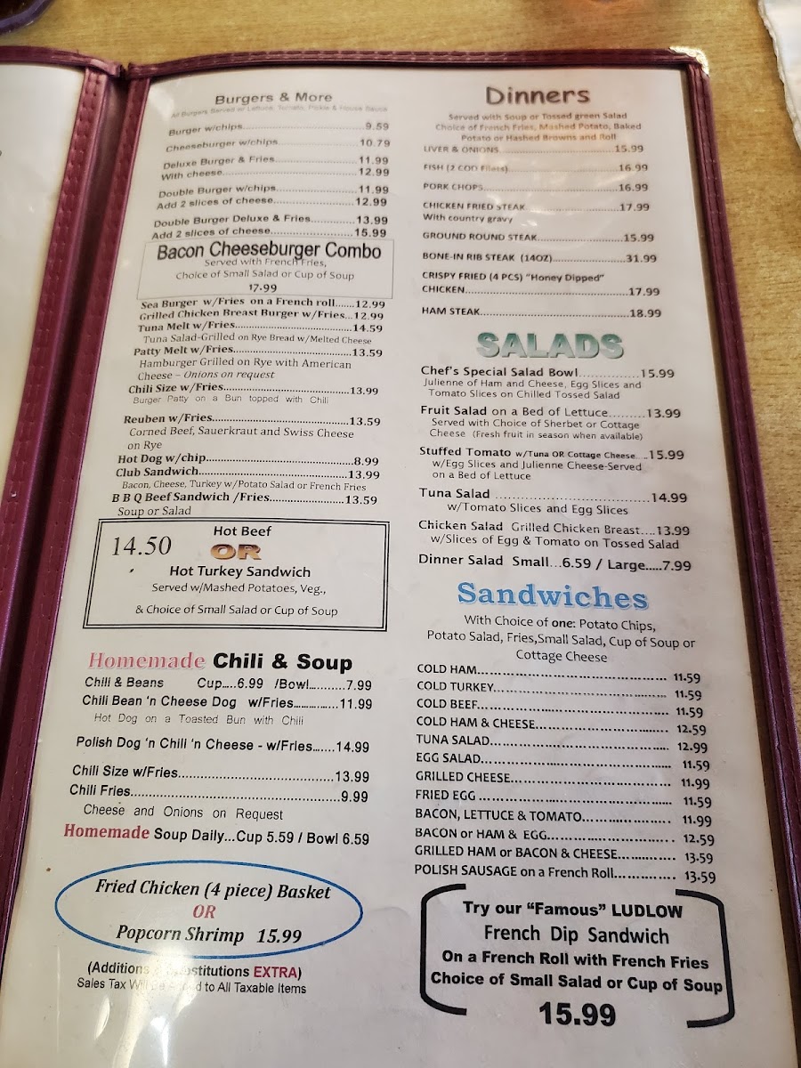 Ludlow Cafe Photo Menu 3