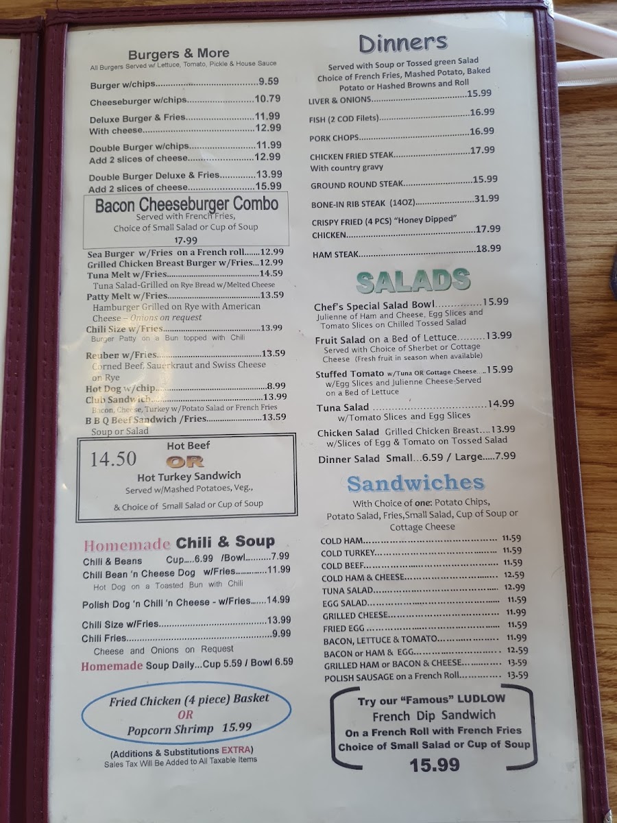 Ludlow Cafe Photo Menu 6