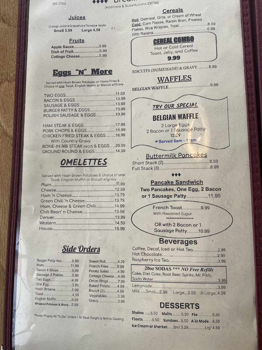Ludlow Cafe Photo Menu 9