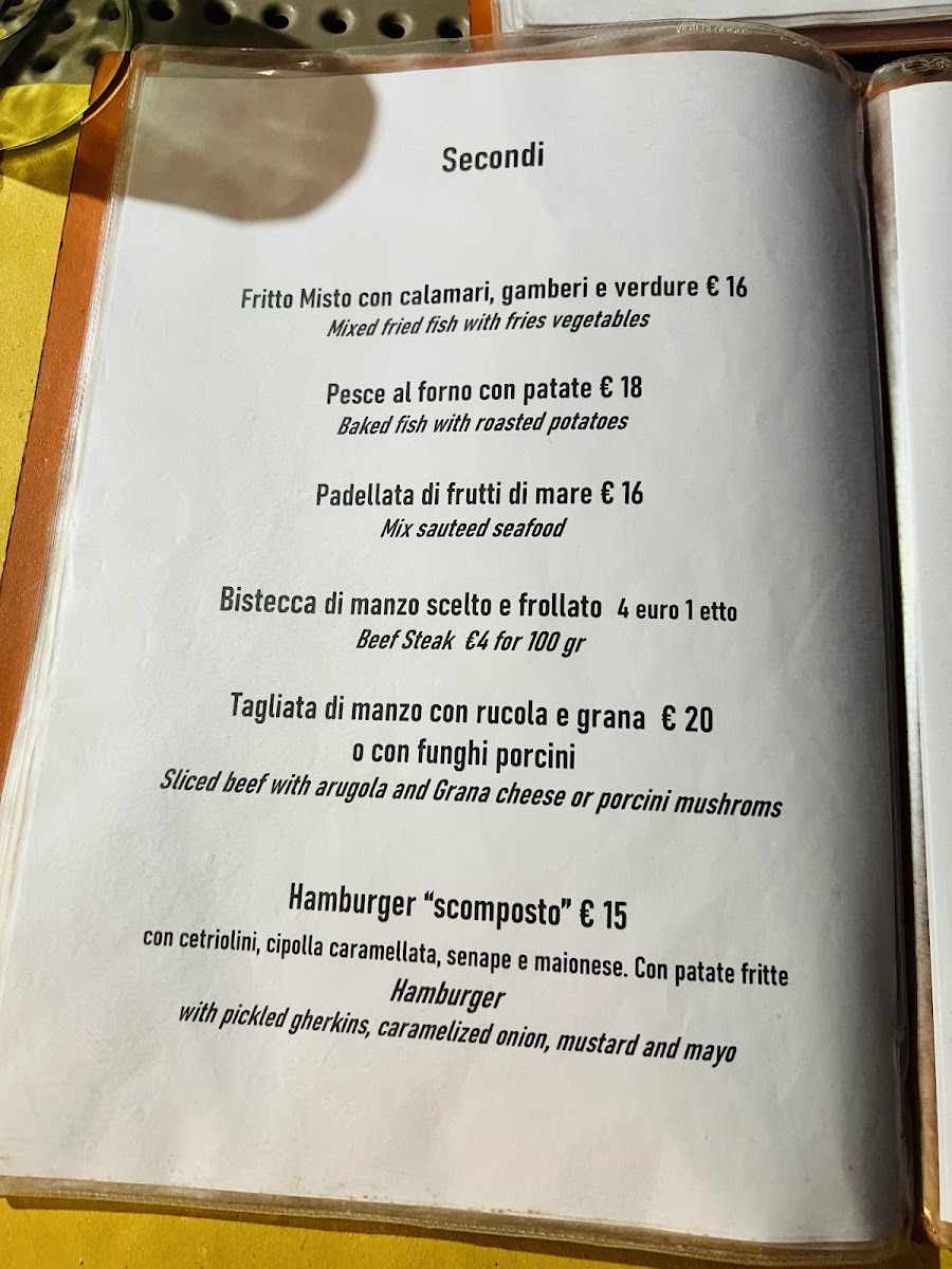Pizzeria La Chiesina Photo Menu 1