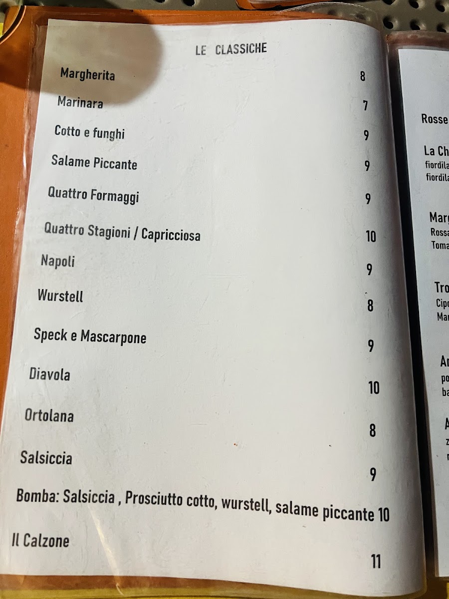 Pizzeria La Chiesina Photo Menu 7
