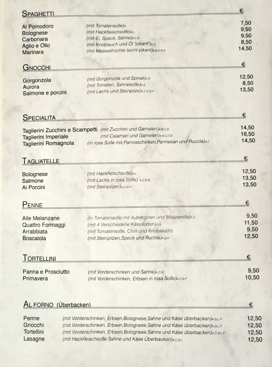 Restaurant Belvedere Photo Menu 2