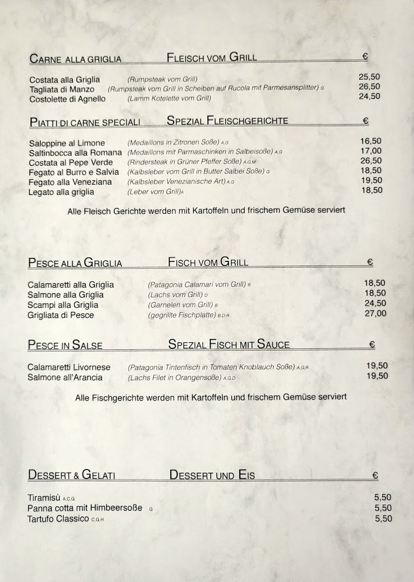 Restaurant Belvedere Photo Menu 5