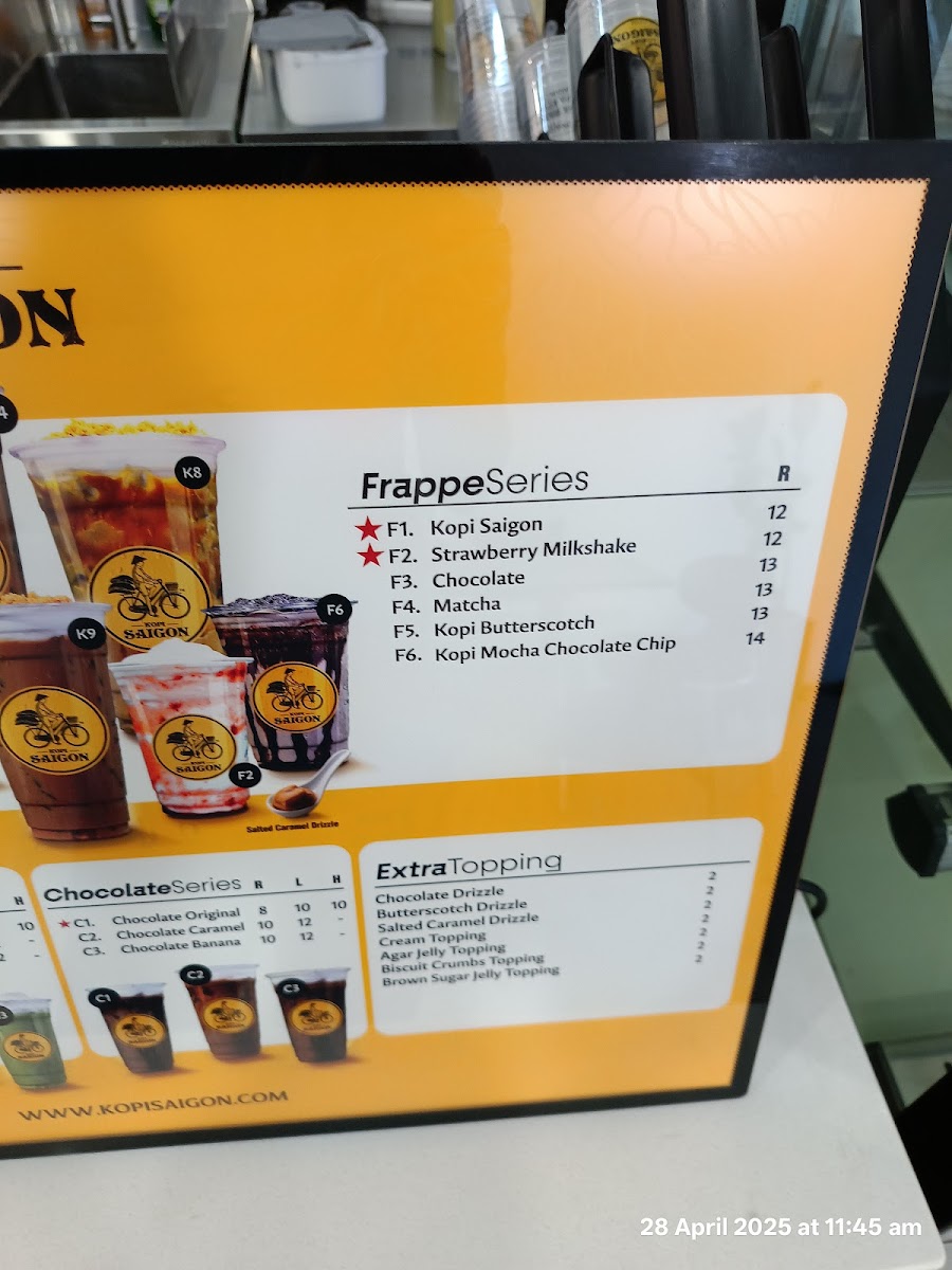 Kopi Saigon Gong Badak Photo Menu 8