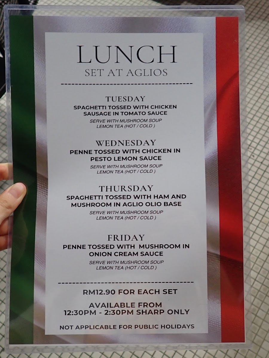 Aglios - Bandar Johor Bahru Photo Menu 6