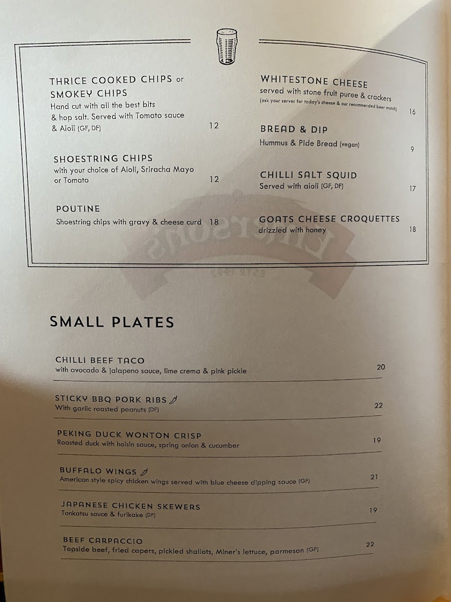 Emerson's Brewery Photo Menu 8