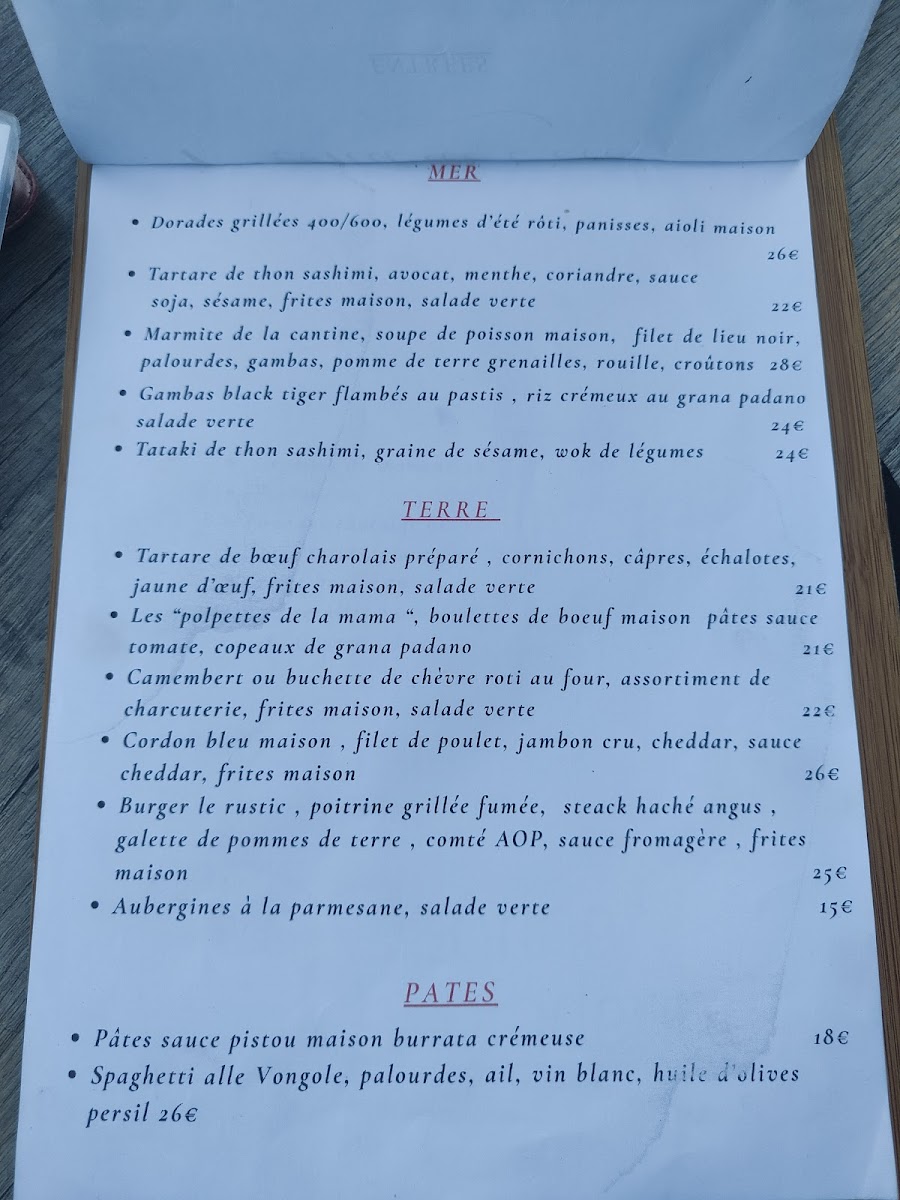 La Cantine Ciotadenne Photo Menu 1