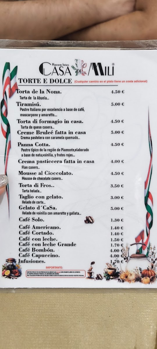 Restaurante Casa di mili Photo Menu 7
