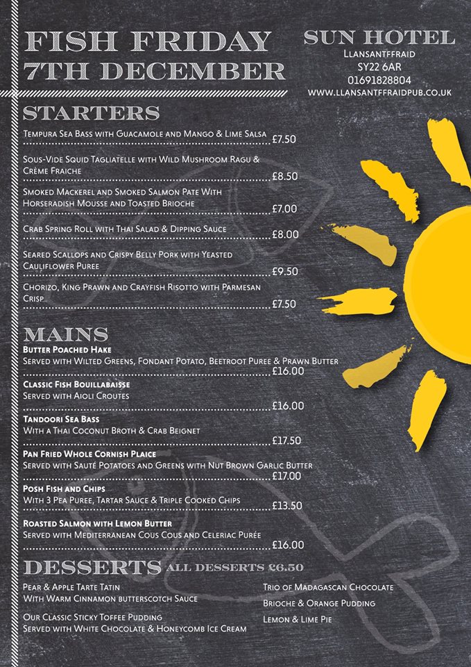 The Sun Hotel Photo Menu 4