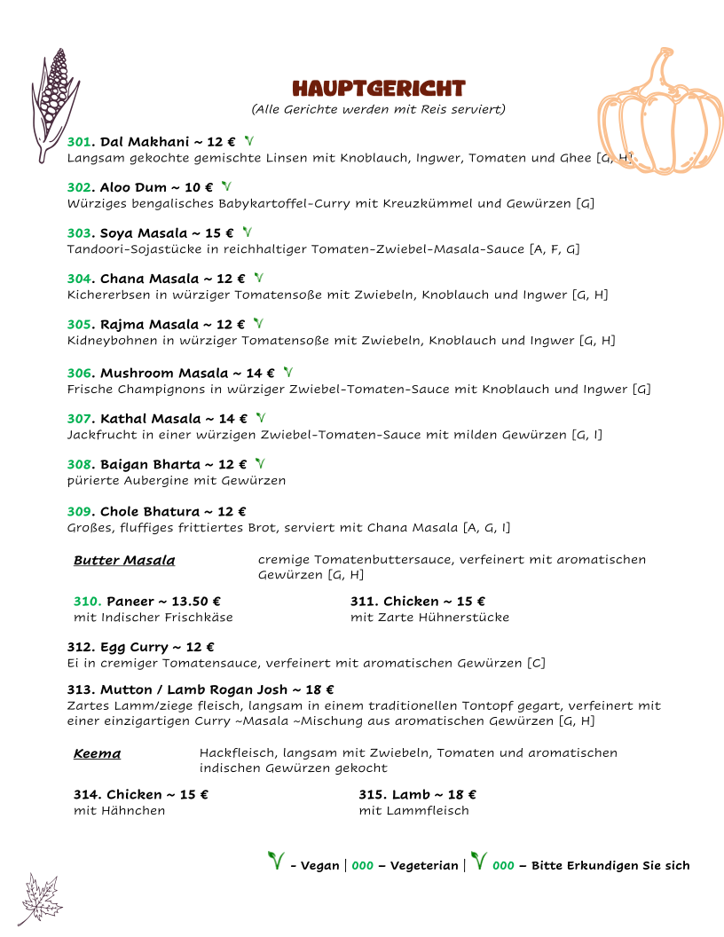 Kulhad Indisches Restaurant Photo Menu 2