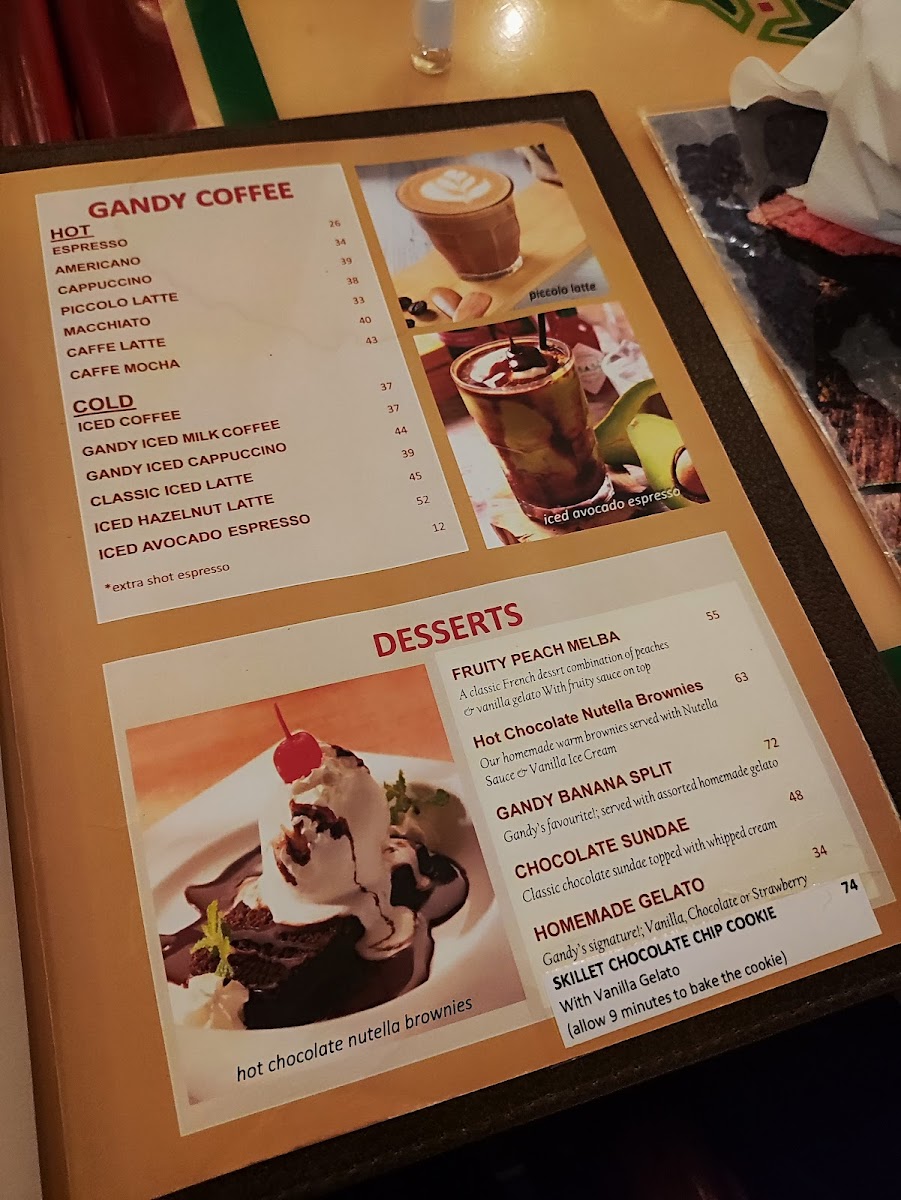 Gandy Steak House Photo Menu 4