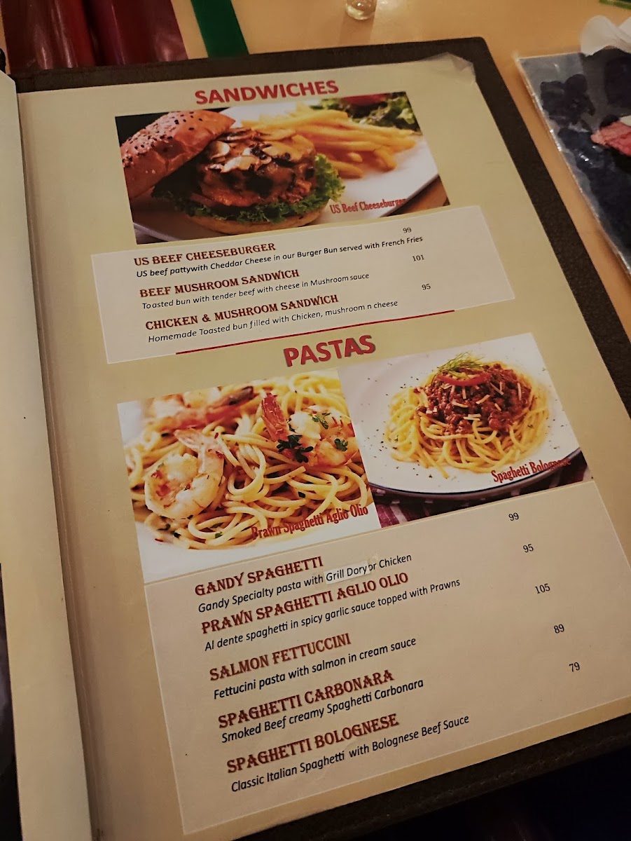 Gandy Steak House Photo Menu 5