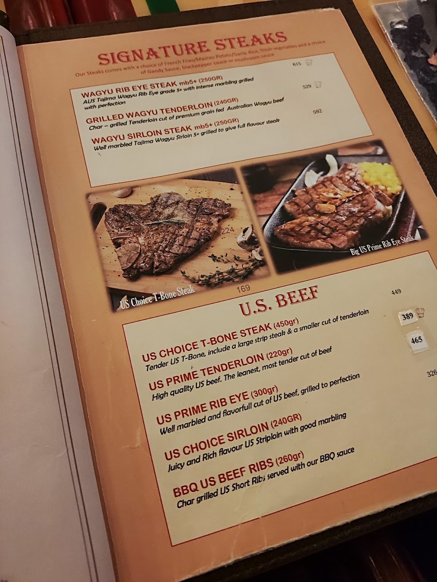 Gandy Steak House Photo Menu 6
