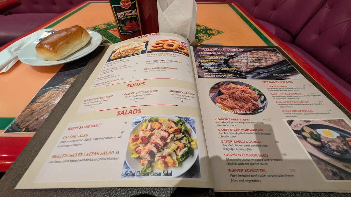 Gandy Steak House Photo Menu 7