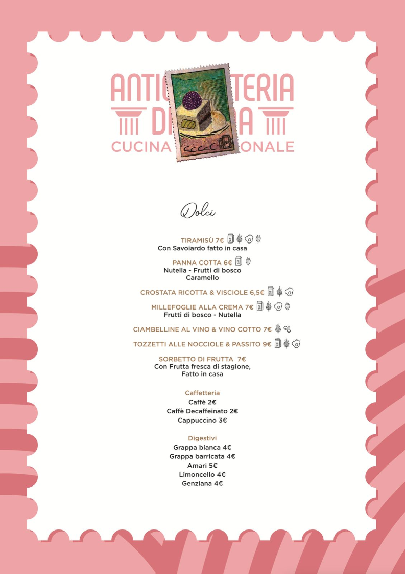 ANTICA OSTERIA DI ROMA Photo Menu 1