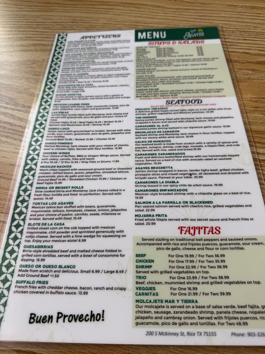 Los Agaves Mexican Grill & Bar Photo Menu 4