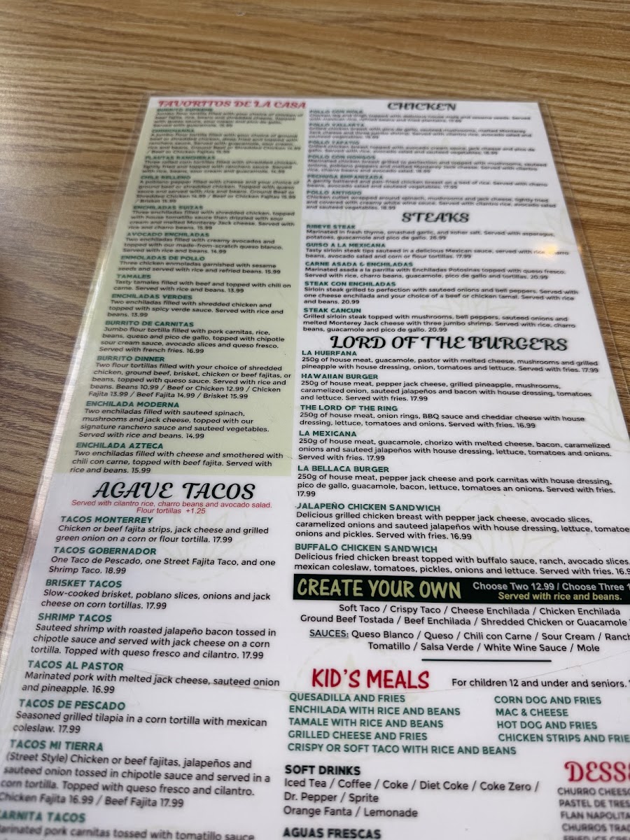 Los Agaves Mexican Grill & Bar Photo Menu 5