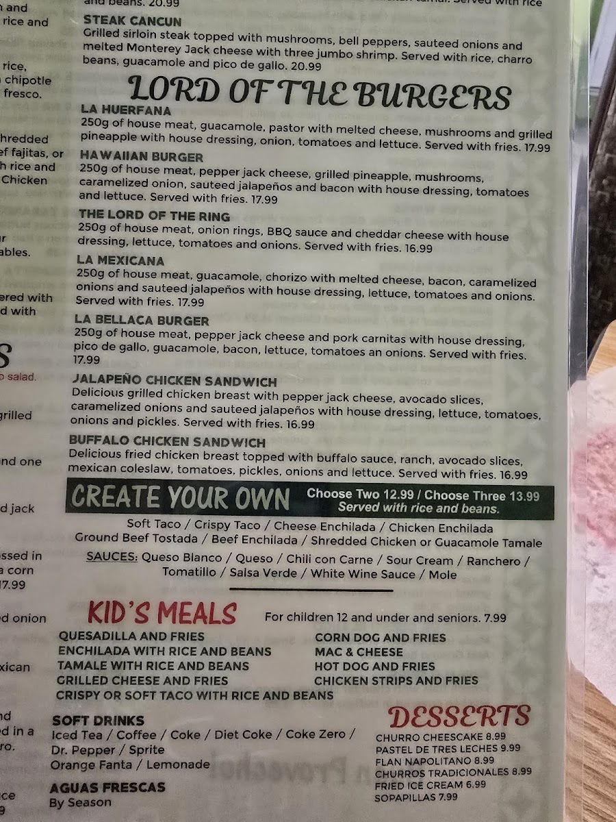 Los Agaves Mexican Grill & Bar Photo Menu 6