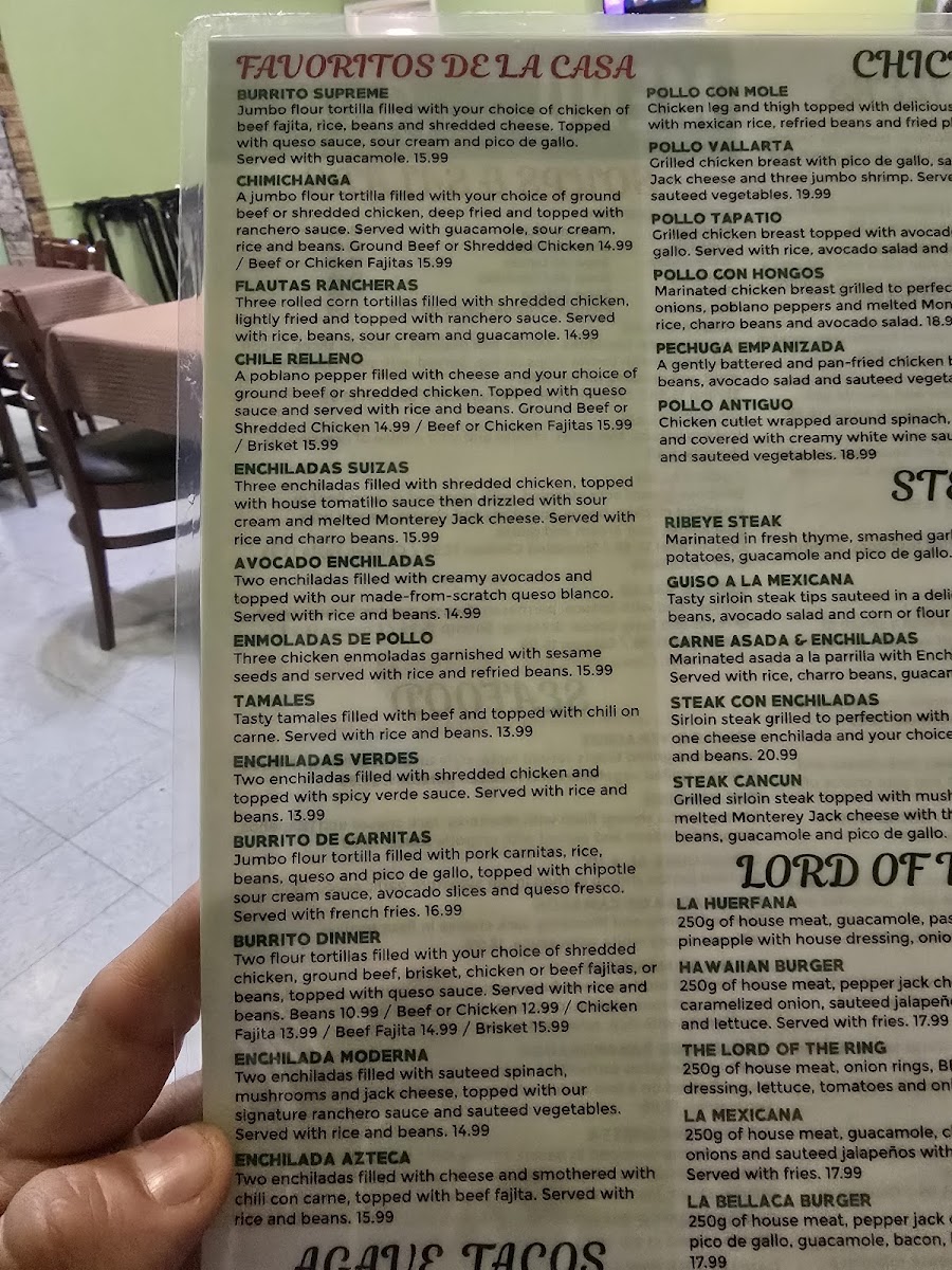 Los Agaves Mexican Grill & Bar Photo Menu 9