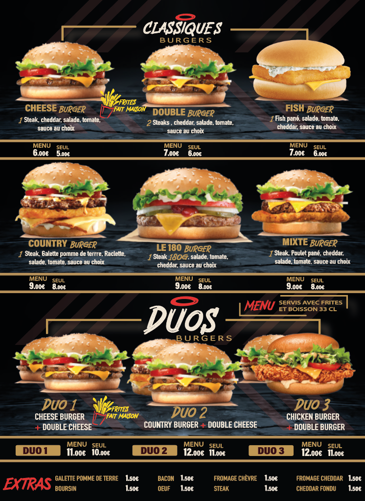 Maestro Burger's Photo Menu 3