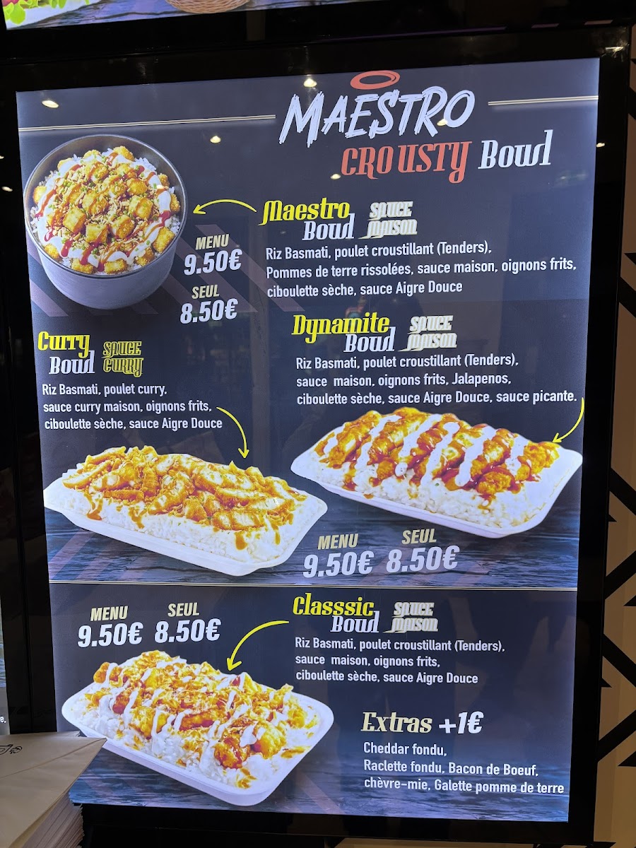 Maestro Burger's Photo Menu 7