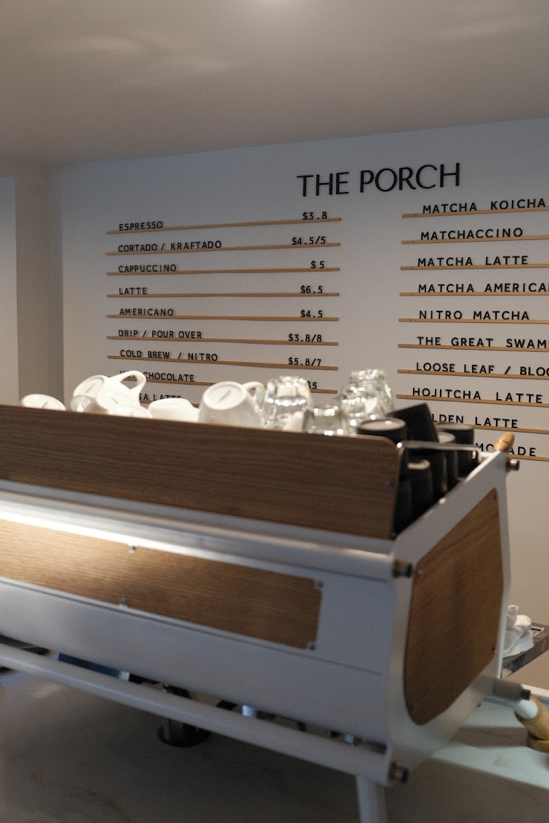 The Porch Coffee Tea + Bakery Photo Menu 6