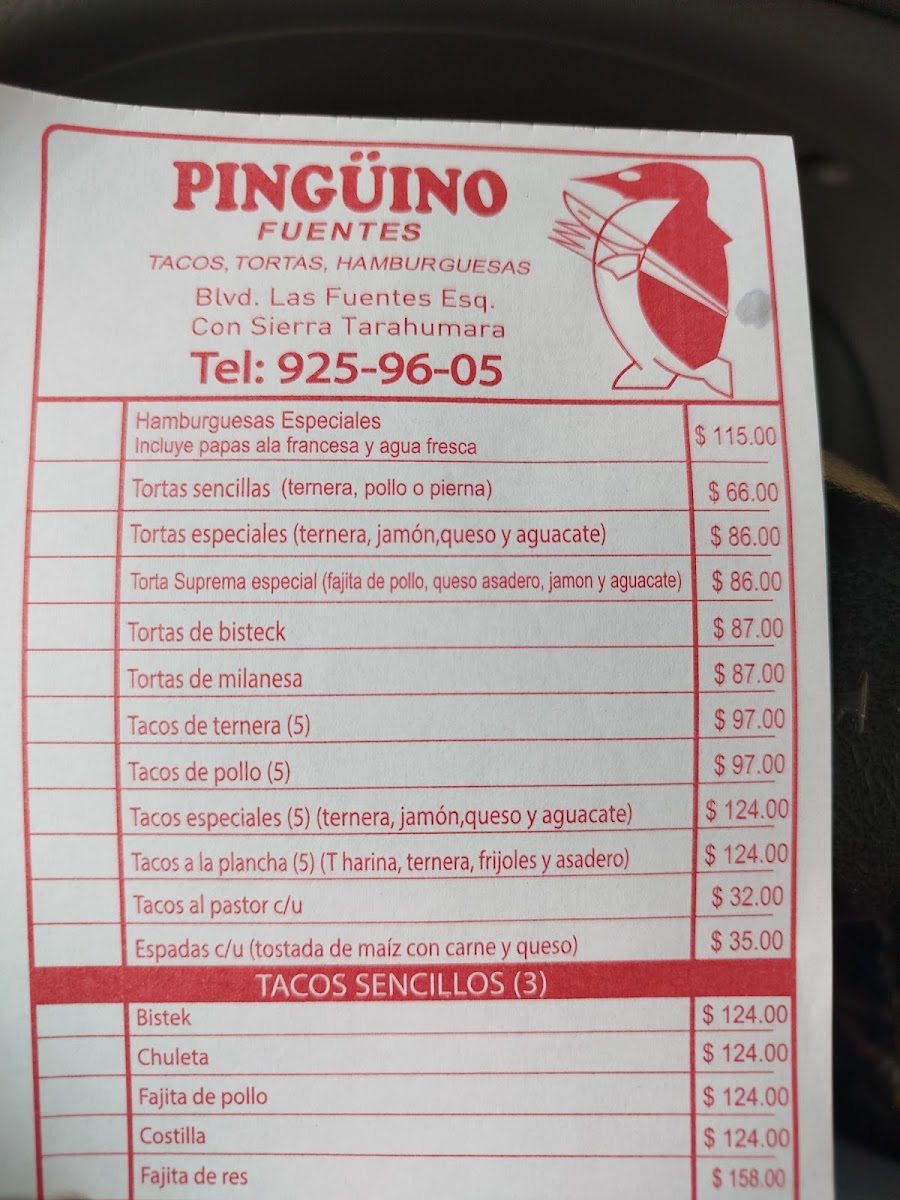 Pingüino Fuentes Photo Menu 1