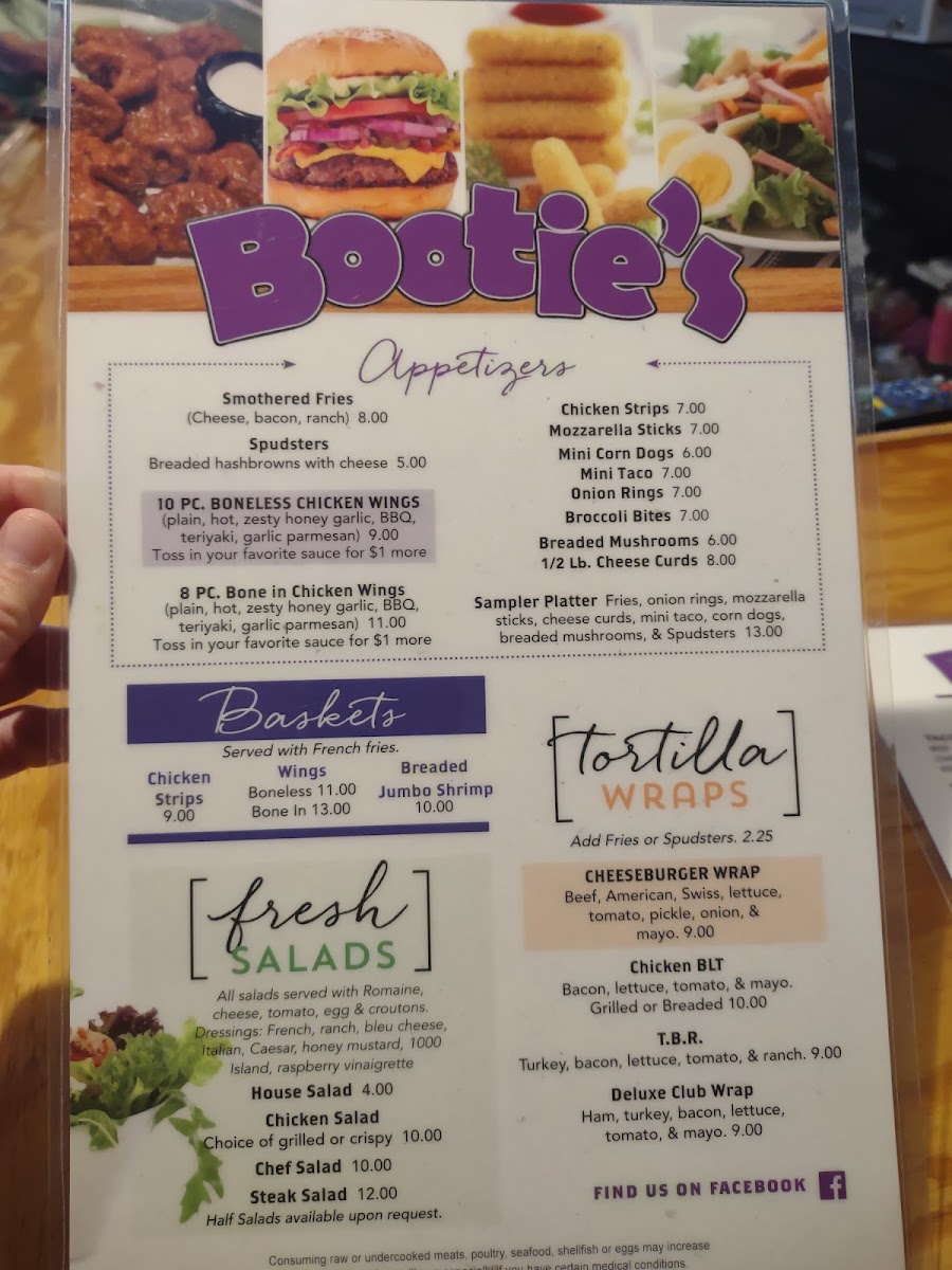 Bootie's Main Tap Photo Menu 7