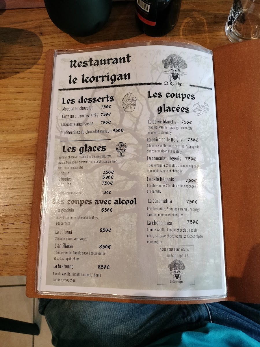 Restaurant le korrigan Photo Menu 4