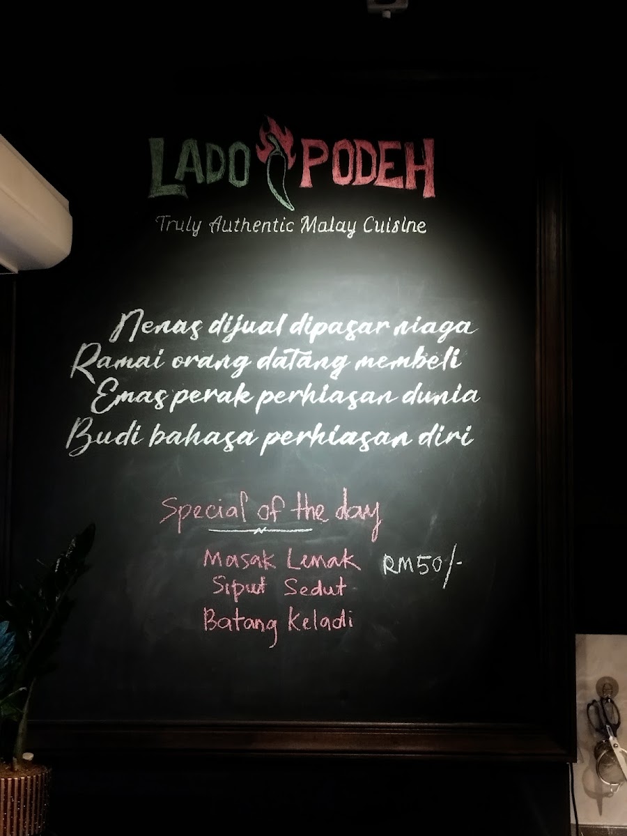 Lado Podeh Bukit Jalil Photo Menu 6